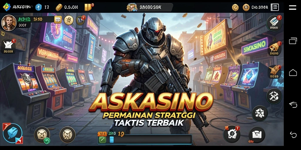 Gameplay ASKASINO yang mendebarkan dan penuh strategi.