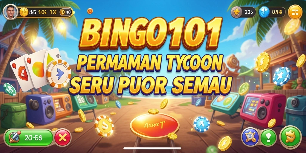 Gameplay seru BINGO101 yang menarik dan penuh tantangan.