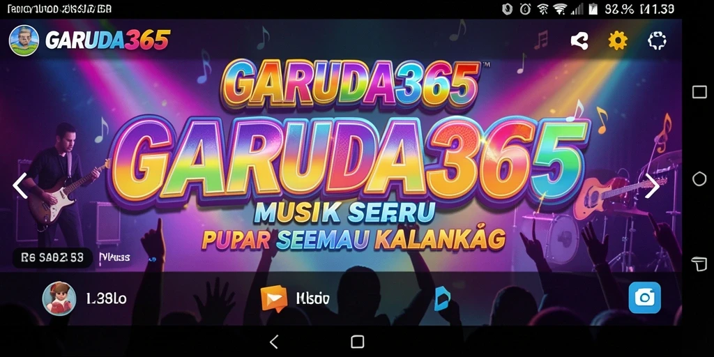 Tampilan gameplay GARUDA365 yang penuh warna dan menarik.