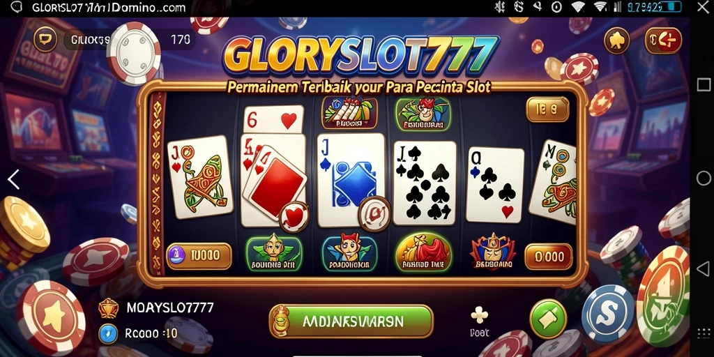 Tampilan menarik dari gameplay Domino GLORYSLOT777 dengan teman-teman.