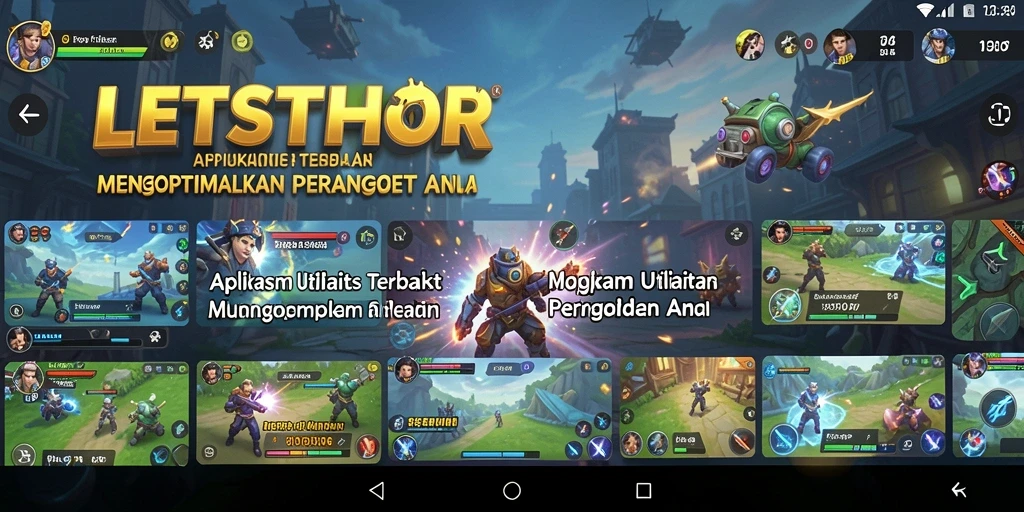 Tampilan antarmuka LETSTHOR yang ramah pengguna dan penuh fitur.
