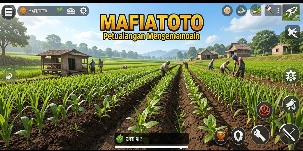 Menampilkan gameplay Farming yang seru dan menantang.