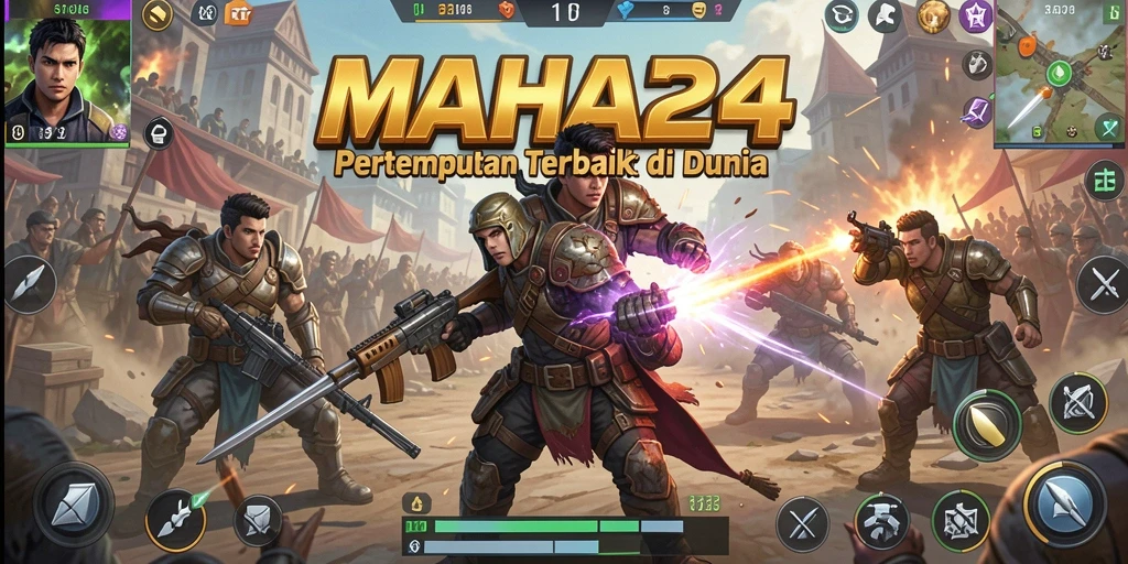 Gameplay MAHA24 yang mendebarkan dalam pertempuran Battle Royale.