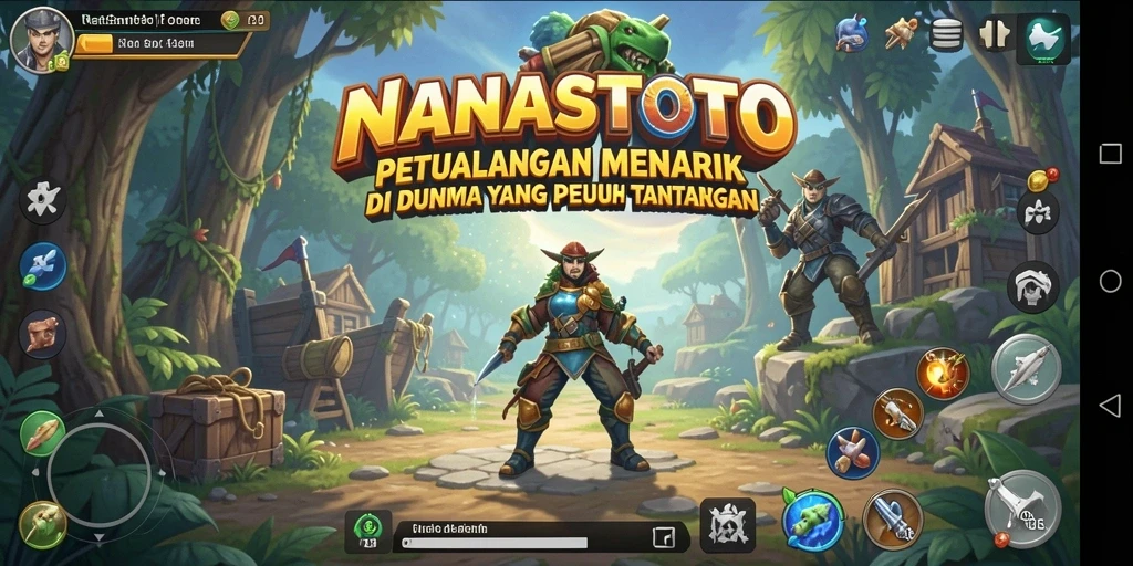 Gameplay seru di NANASTOTO dengan petualangan menyerukan.
