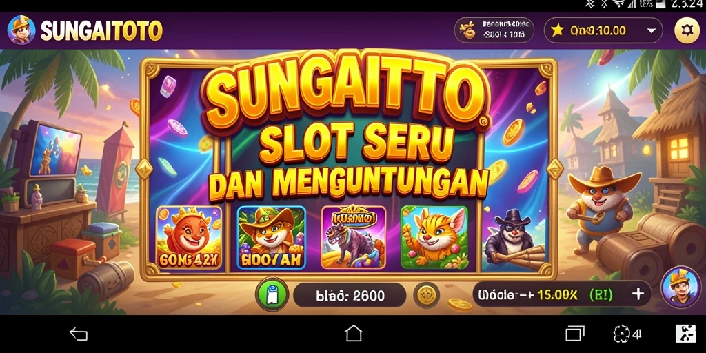Gameplay menarik dari SUNGAITOTO saat berputar di mesin slot.